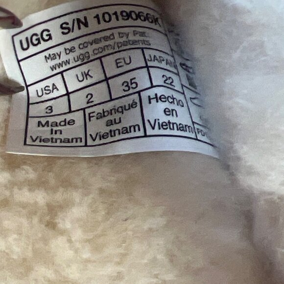 UGG Tasman ll Embroidered Kids Slippers Size 3 - Picture 7 of 11